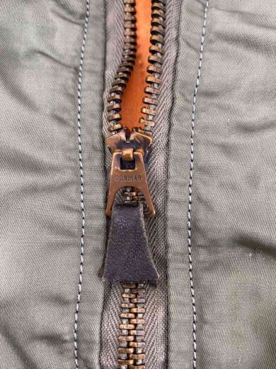 商品画像：67年製/L2-B/conmarジップ/MA-1/S/ナイロン/KHK/8415-817-0597// 4