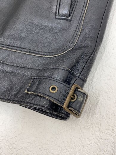 商品画像：シングルライダース/レザージャケット・ブルゾン/--/レザー/BLK/無地 9