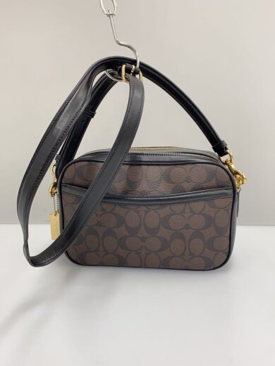 商品画像：JES/シグネチャー/ショルダーバッグ/レザー/BRW/総柄/j1911-f68168 3