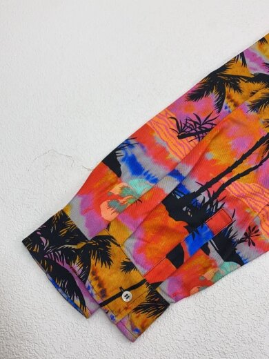 商品画像：タグ付/オープンカラーシャツ/ハワイアン長袖シャツ/48/マルチカラー/PMGE022F23FAB001 5