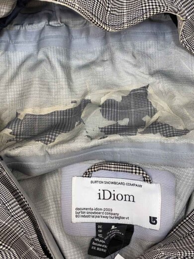 商品画像：スノーウェア/藤原ヒロシ/ジャケット/L/ナイロン/GRY/グレンCK/内側劣化 7