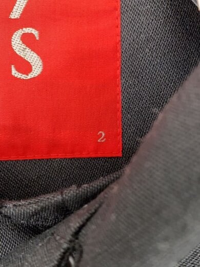 商品画像：タグ付き/トレンチコート/2/コットン/BLK/無地/yx-c51-052 4