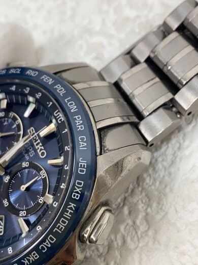 商品画像：ソーラー腕時計/アナログ/NVY/SLV/8X82-0AB0-1 6