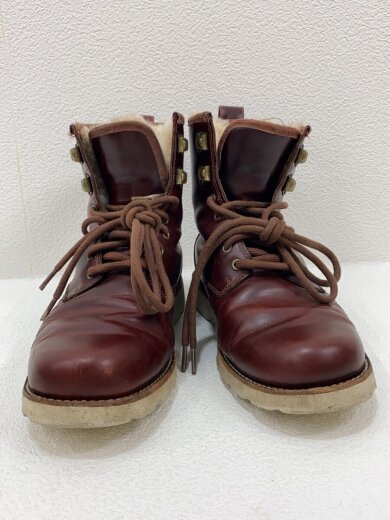 商品画像：hannen/レースアップブーツ/25cm/BRW 6