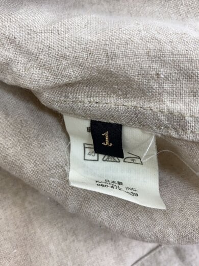 商品画像：リネンシャツ/長袖ブラウス/1/リネン/BEG 4