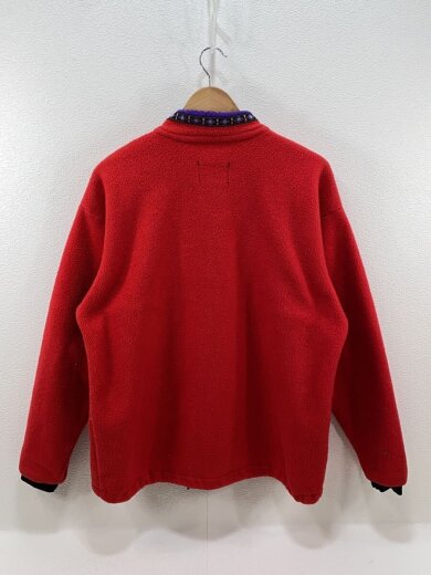 商品画像：フリースジャケット/スウェット/L/--/RED/無地 2