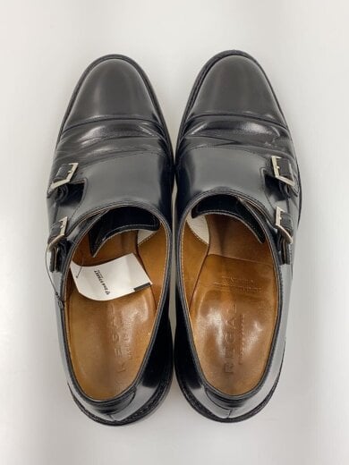 商品画像：ダブルモンクストラップ/ドレスシューズ/--/BLK/履きジワあり 3