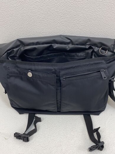 商品画像：メッセンジャーバッグ/ショルダーバッグ/ナイロン/BLK 7