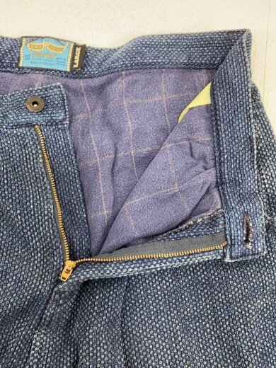 商品画像：HEAD GOONIE/大八木呉服店/藍染め/刺し子/ボトム/L/コットン/IDG 3