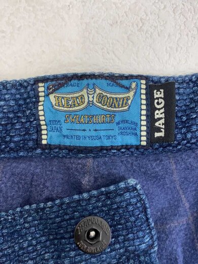 商品画像：HEAD GOONIE/大八木呉服店/藍染め/刺し子/ボトム/L/コットン/IDG 4