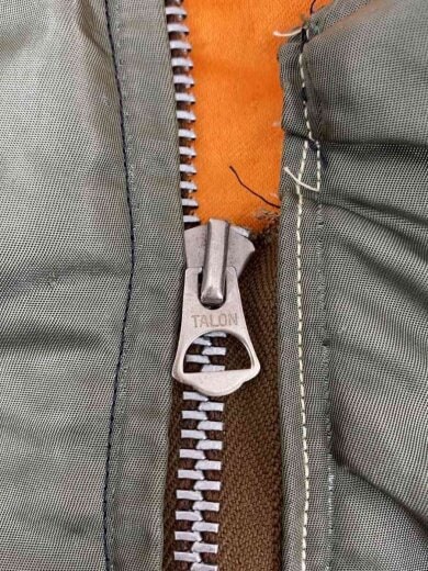 商品画像：60s/L-2B/襟リブ無し/フライトジャケット/XL/ナイロン/GRN 7