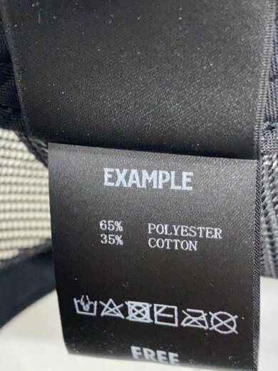 商品画像：×EXAMPLE/GOD BLESS YOU/刺繍/メッシュキャップ/FREE/ポリエステル/BLK/メンズ 6