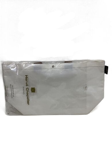 商品画像：タグ付/マルシェショルダーバッグL/船形トート/WHT/無地/4014PP// 1