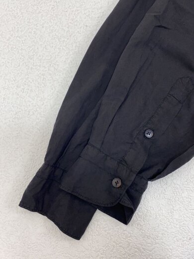 商品画像：25ss/シルク製品染めシャツ/長袖シャツ/3/シルク/BLK/B01-02014 6