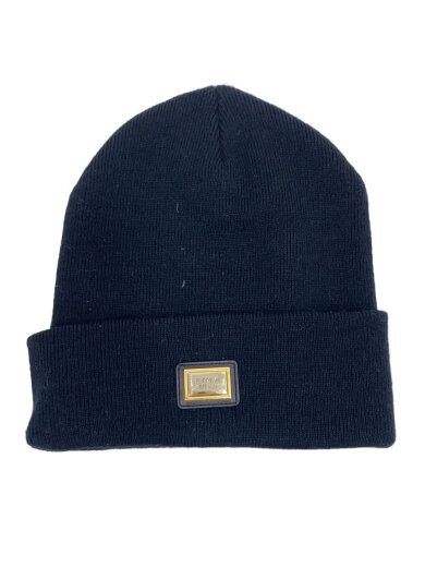 商品画像：ニットキャップ/--/アクリル/BLK/メンズ 1