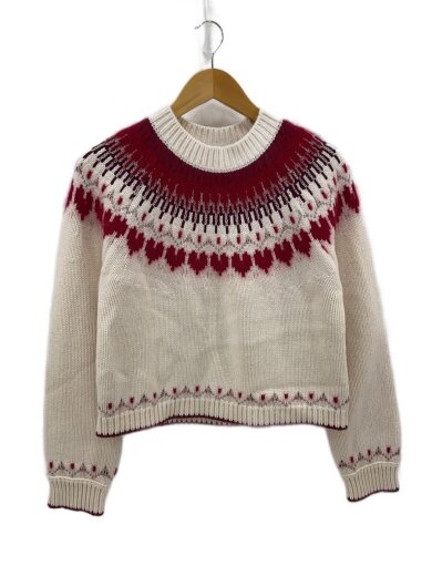 商品画像：Heart Fair Isle Knit Pullover /FREE/ナイロン/1244202132// 1