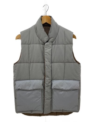 商品画像：ダウンベスト/2/ナイロン/GRY/SNS-14A28 1