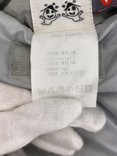 商品画像：ダウンベスト/2/ナイロン/GRY/SNS-14A28 4