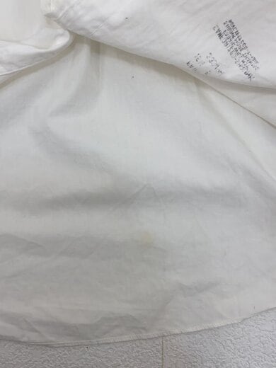 商品画像：50s～/truval/長袖シャツ/15.5/コットン/WHT/無地/首元汚れ有 6