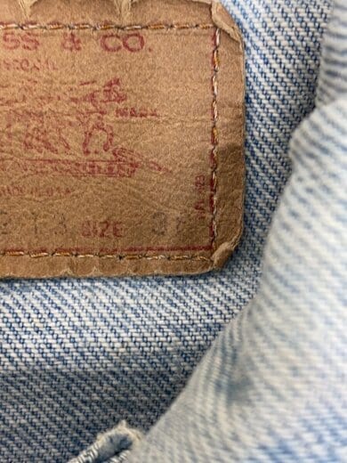 商品画像：80s/USA製/4th/ボタン裏529/スモールe/38/デニム/IDG/70505-0213 4