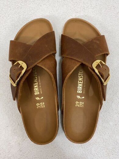 商品画像：SIENA BIG BUCKLE/サンダル/38/BRW/レザー 3