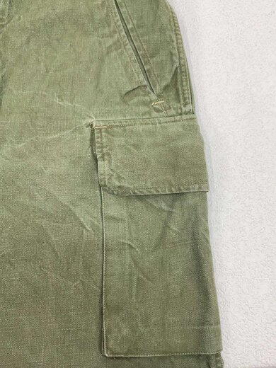 商品画像：50s/M47/前期型/コットンツイル/カーゴパンツ/--/--/GRN 5