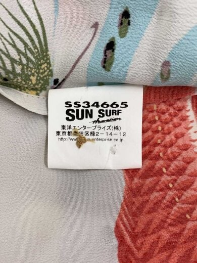 商品画像：アロハシャツ/SS/コットン/WHT/総柄/SS34665 5