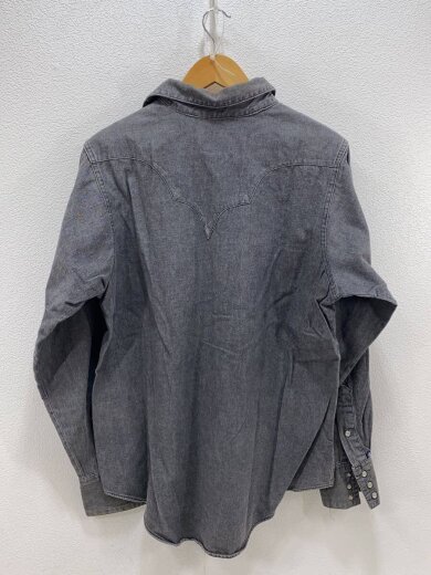 商品画像：80s～90s/ウエスタンシャツ/長袖シャツ/15.5/デニム/GRY 2