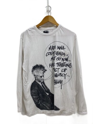 商品画像：00s/小シミ有/長袖Tシャツ/L/コットン/WHT// 1