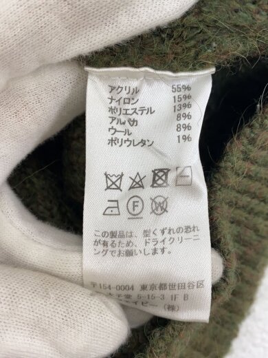 商品画像：ADVICE MOHAIR CREW SWATER/ニット・セーター(厚手)/L/アクリル/GRN 5