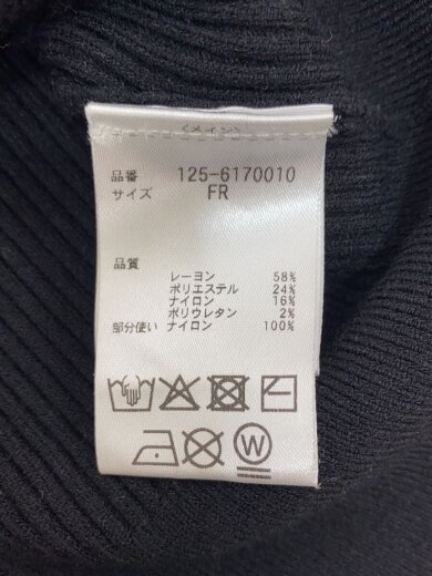 商品画像：パールブレードエリツキニット/FREE/レーヨン/BLK/125-6170010// 4