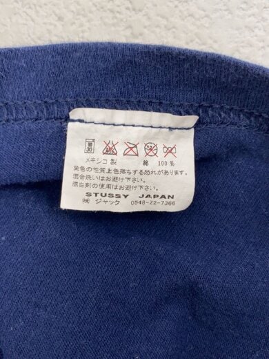 商品画像：胸ロゴ/バックプリント/Tシャツ/S/コットン/NVY 5