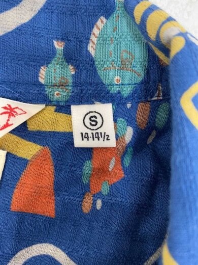 商品画像：DOBBY COTTON OPEN SHIRT/OCEAN ACTIVITIES/S/コットン/総柄/SS39538 4