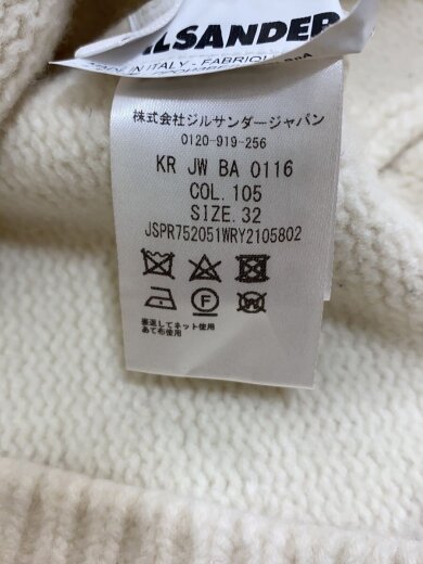 商品画像：クルーネックニット/ニット・セーター(厚手)/32/ウール/CRM/縮み有り 5