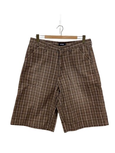 商品画像：5POCKET SHORT PANTS/ショートパンツ/36/コットン/BEG/チェック/101262031013 1