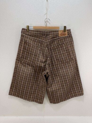 商品画像：5POCKET SHORT PANTS/ショートパンツ/36/コットン/BEG/チェック/101262031013 2