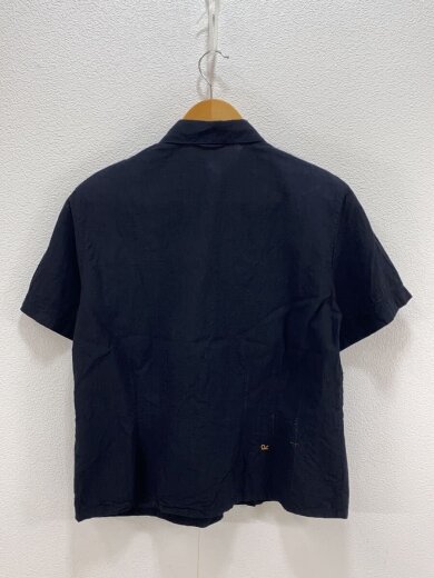 商品画像：インドカディレースの四角ブラウス/半袖ブラウス/3/コットン/BLK/70430481 2