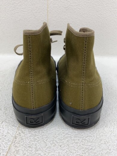 画像：45rpmダックのハイカットスニーカー/24cm/KHK/キャンバス/3KHD7