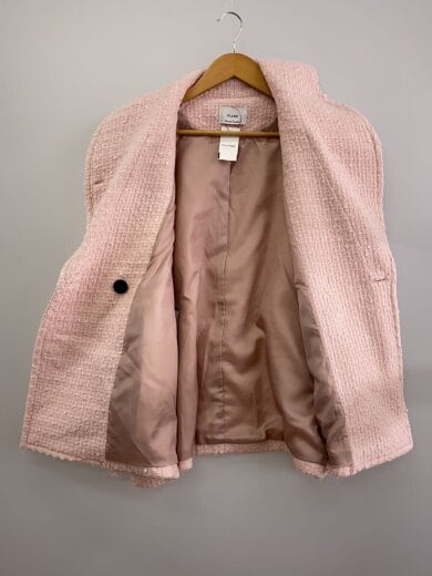商品画像：×MINAMI TANAKA/OVER TWEED COAT/ピーコート/0/ウール/PNK/19101-0132 3