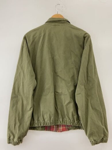 画像：POLO RALPH LAURENスイングトップ/裏地チェック/ジャケット/L/コットン/KHK//2