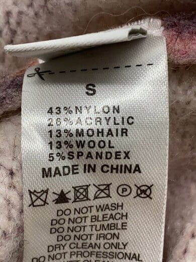 商品画像：ニット・セーター(厚手)/M/ナイロン/マルチカラー/117156 4