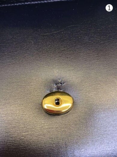 商品画像：クラッチバッグ/レザー/BLK/無地 8