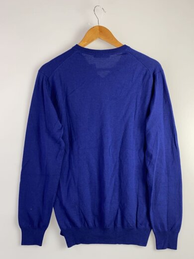 商品画像：ニット・セーター(薄手)/50/ウール/BLU/無地 2