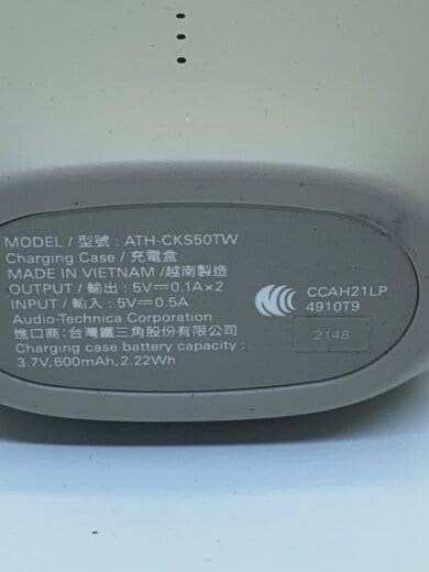 商品画像：イヤホン・ヘッドホン SOLID BASS ATH-CKS50TW BG 5