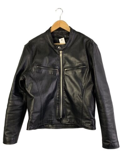 商品画像：レザージャケット・ブルゾン/L/牛革/BLK 1