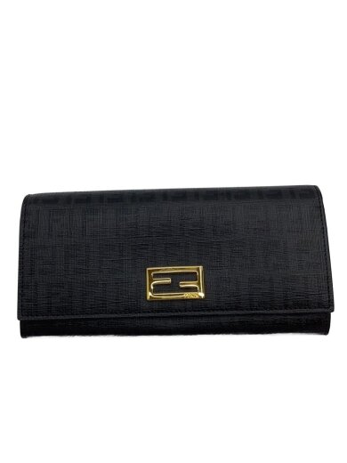 商品画像：長財布/--/BLK/総柄/レディース/8M0251-YG1 1