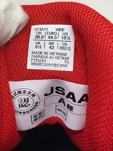 商品画像：ハイカットスニーカー/28cm/RED/1237A111 7