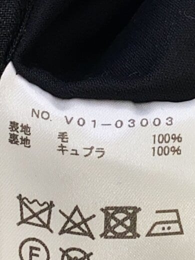 商品画像：ボトム/2/ウール/BLK/V01-03003/ウール2タックパンツ// 5