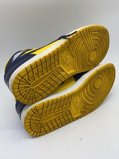 商品画像：AIR JORDAN 1 MID/エアジョーダンミッド/イエロー/554724-707/27.5cm/YLW 6