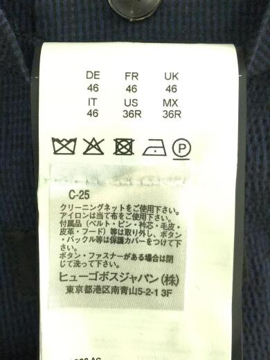 画像：HUGO BOSSヒューゴボス/スーツ/SIZEジャケット46/ボトム44/ネイビー/102354684